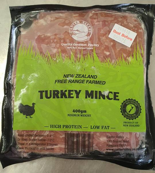 Frozen Turkey Mince (400gm)  Limited Stock